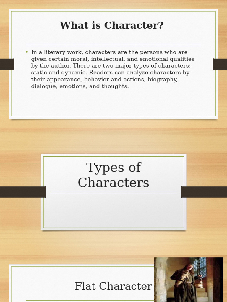 Types of characters | PDF | Behavioural Sciences | Psychology