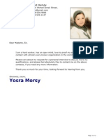 CV Yosra Morsy