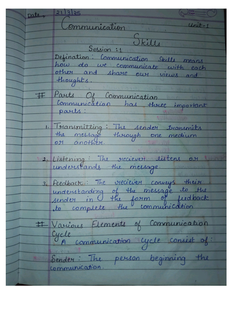 It Chapter 1 Communication Skills Pdf