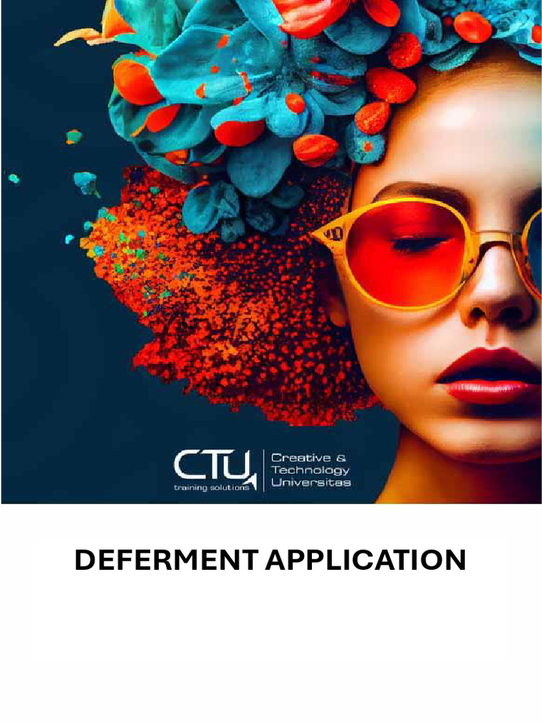 Online Student Deferment Process | PDF