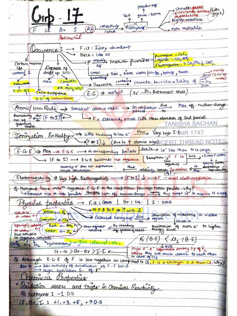 Group 17 NCERT THREAD NOTES | PDF