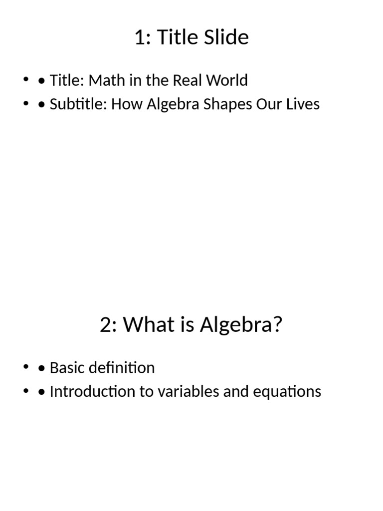 Math in The Real World | PDF