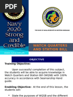 Understanding the Watch Quarter Bill | PDF | Ships | Water Transport