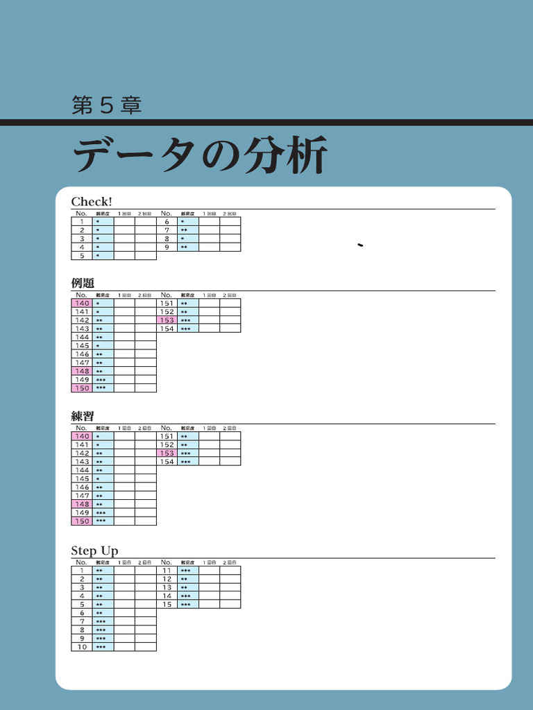 Focus Gold新課程領域補助教材 - 数学Ⅰ「データの分析」 (本体) | PDF