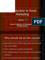 Session I - Rural Marketing