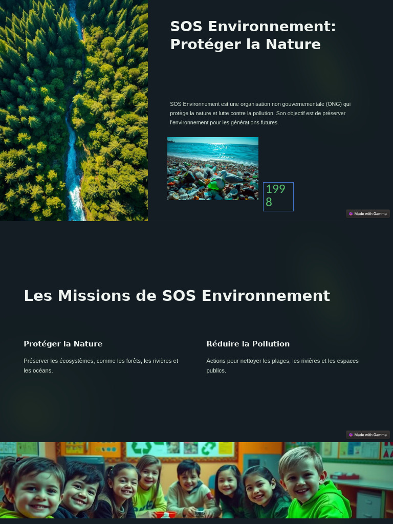Protéger la Nature avec SOS Environnement | PDF