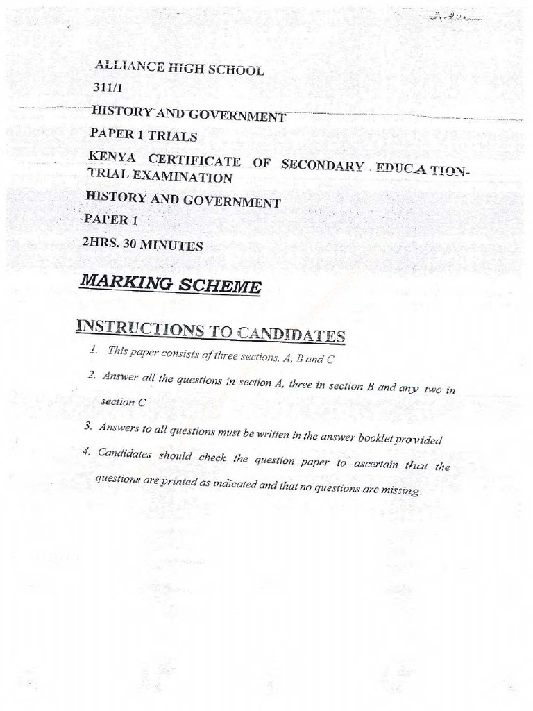 History Government Pp1b Ms PDF