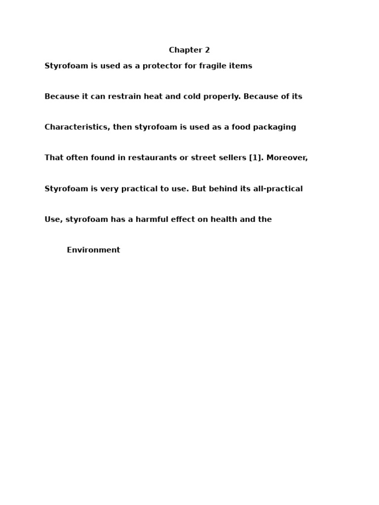 Styrofoam: Benefits and Risks Explained | PDF