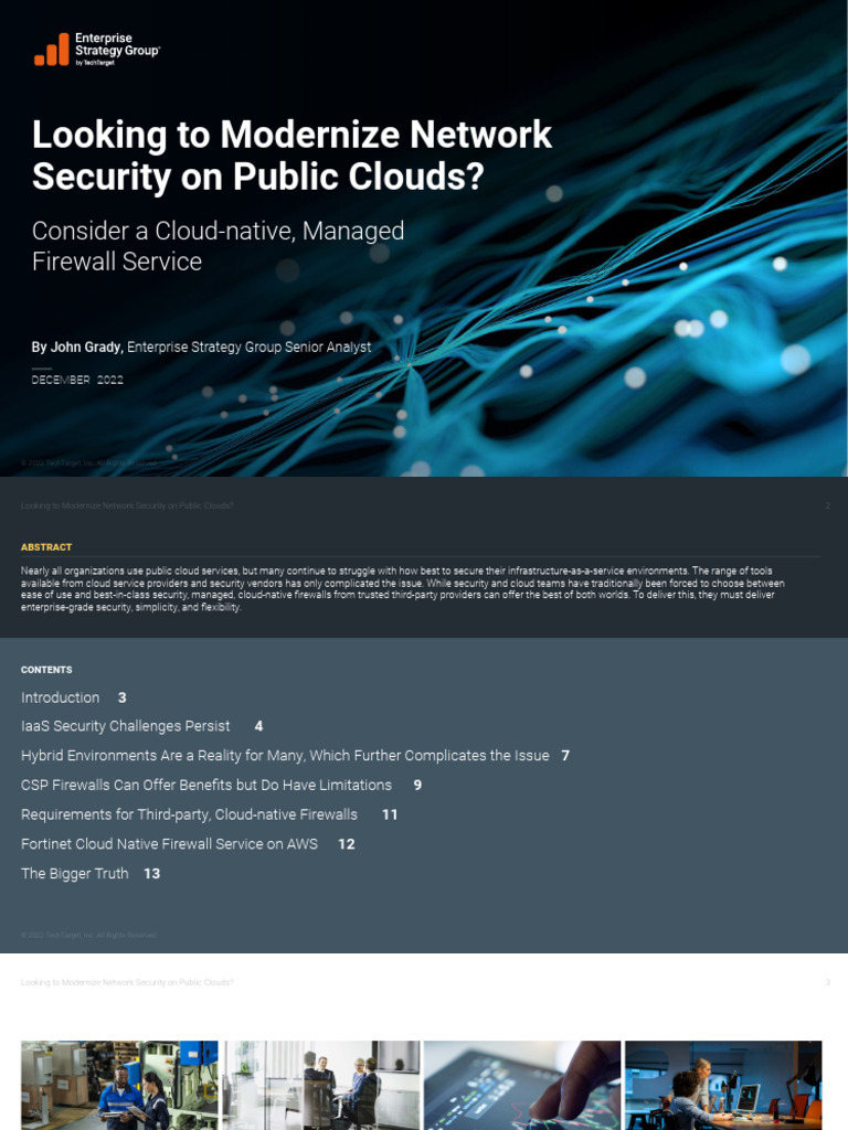 Eb Esg Modernize Network Security On Public Clouds | PDF | Cloud ...
