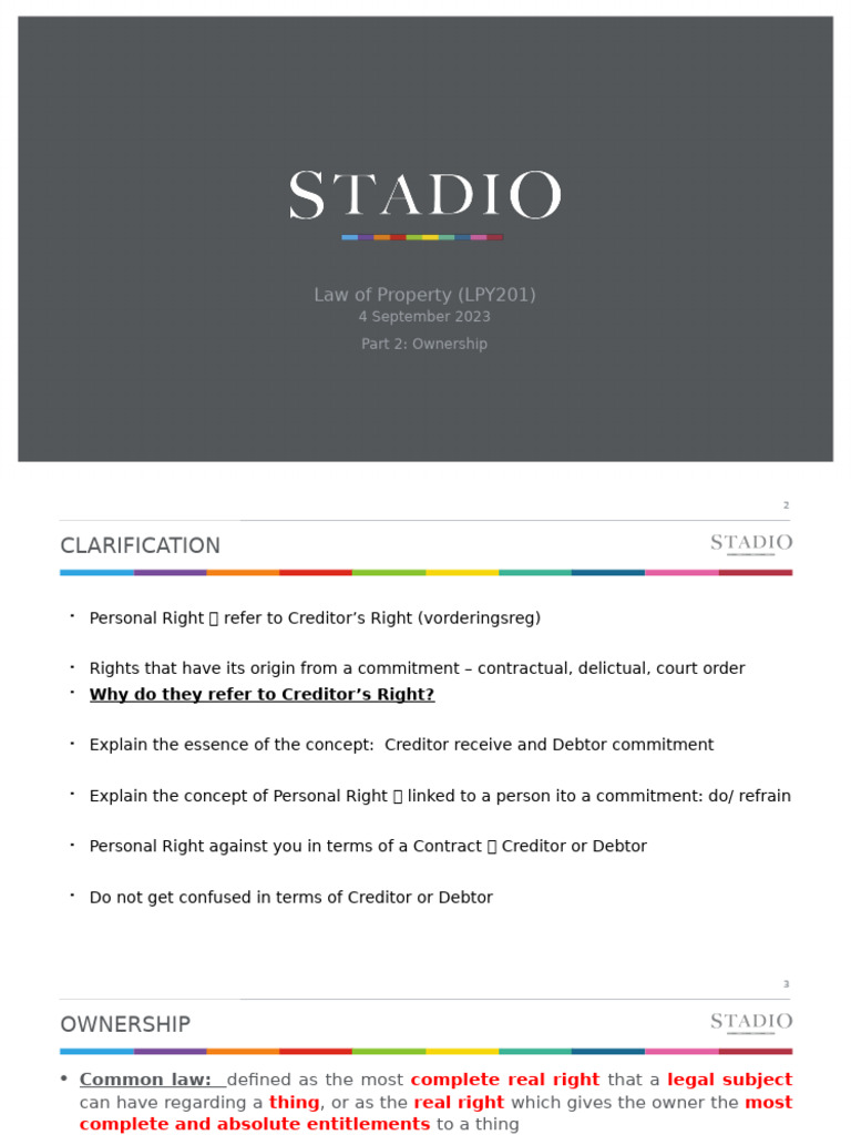 Session 3 - Part 2 | PDF | Concurrent Estate | Natural Resources Law