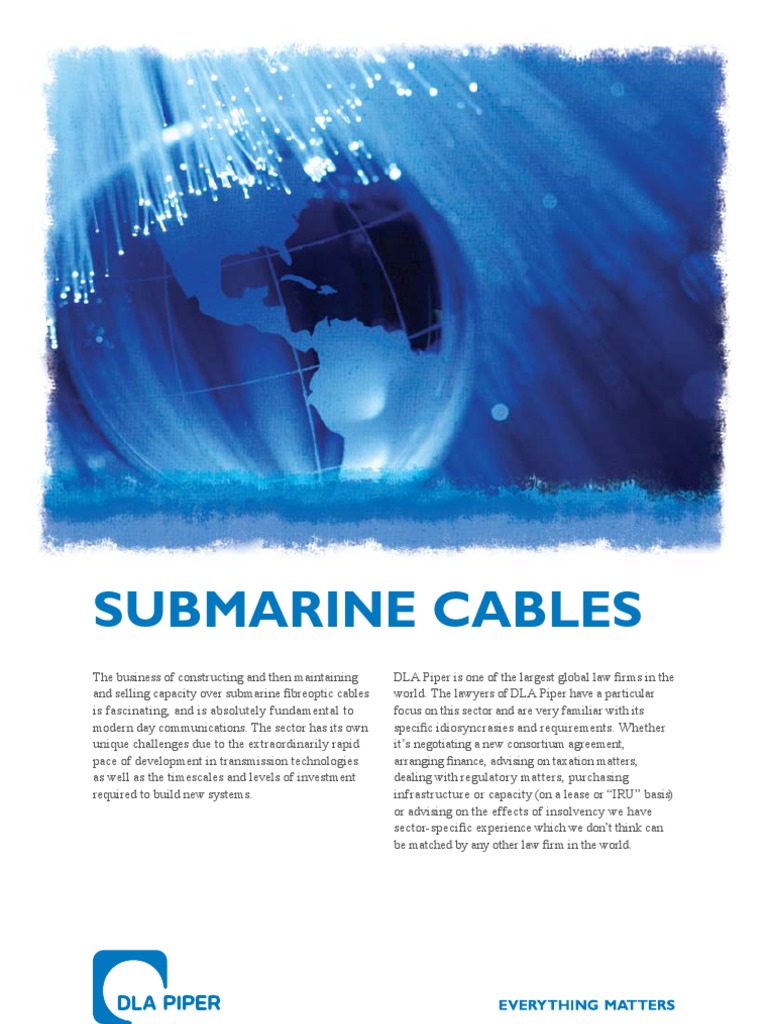 Submarine Cables PDF Lawyer