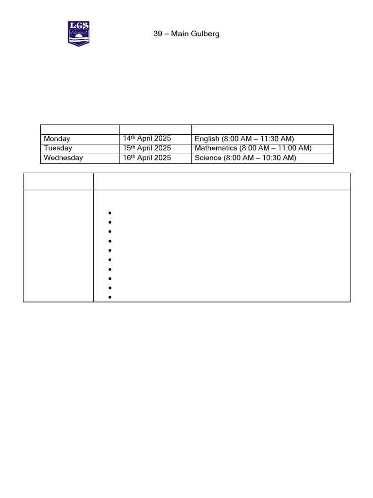 Cambridge Checkpoint Exam 2025 Schedule | PDF | Area | Mathematics