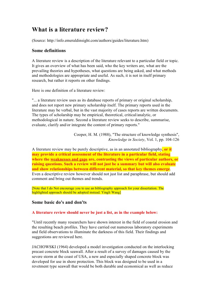 Library literature review image