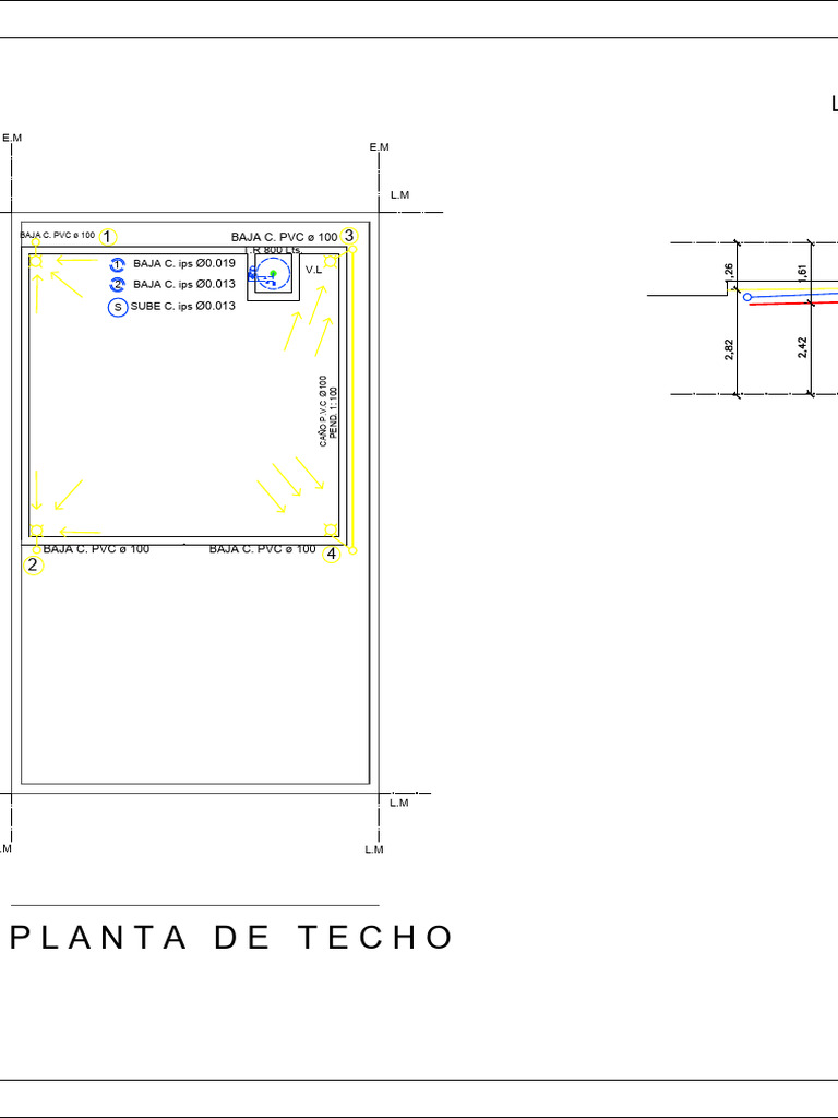Esquema de Instalación de PVC Ø100 | PDF