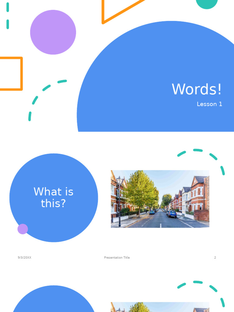Vocabulary Lesson: Identifying Objects | PDF