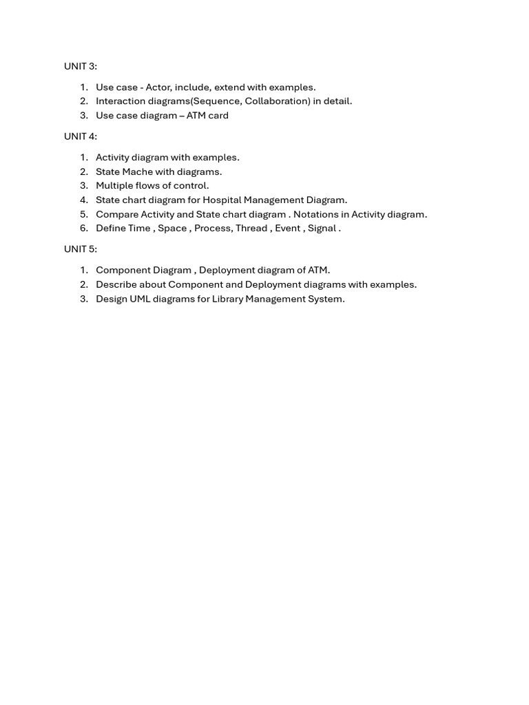 UML Diagrams and Use Cases Overview | PDF