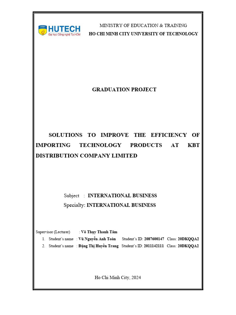 _FinalProject | PDF | Logistics | Performance Indicator