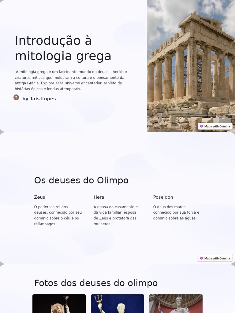 Introdução à Mitologia Grega | PDF | Mitologia grega | Herói