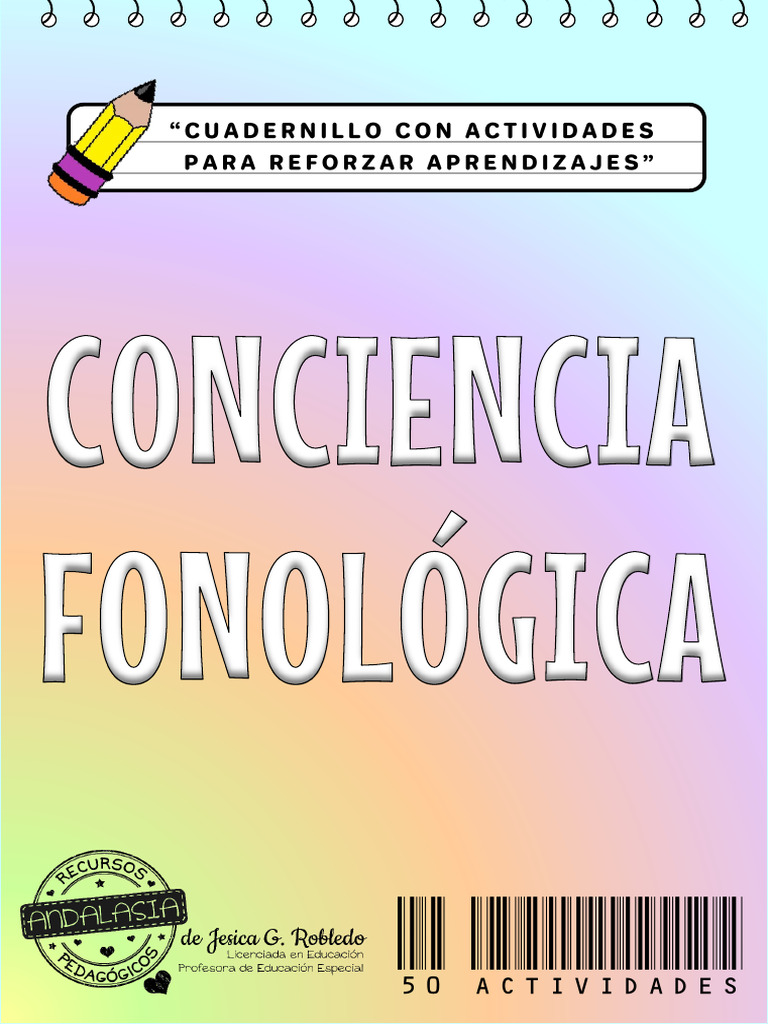 Cuadernillo Conciencia Fonológica | PDF | Enseñando | Cognición