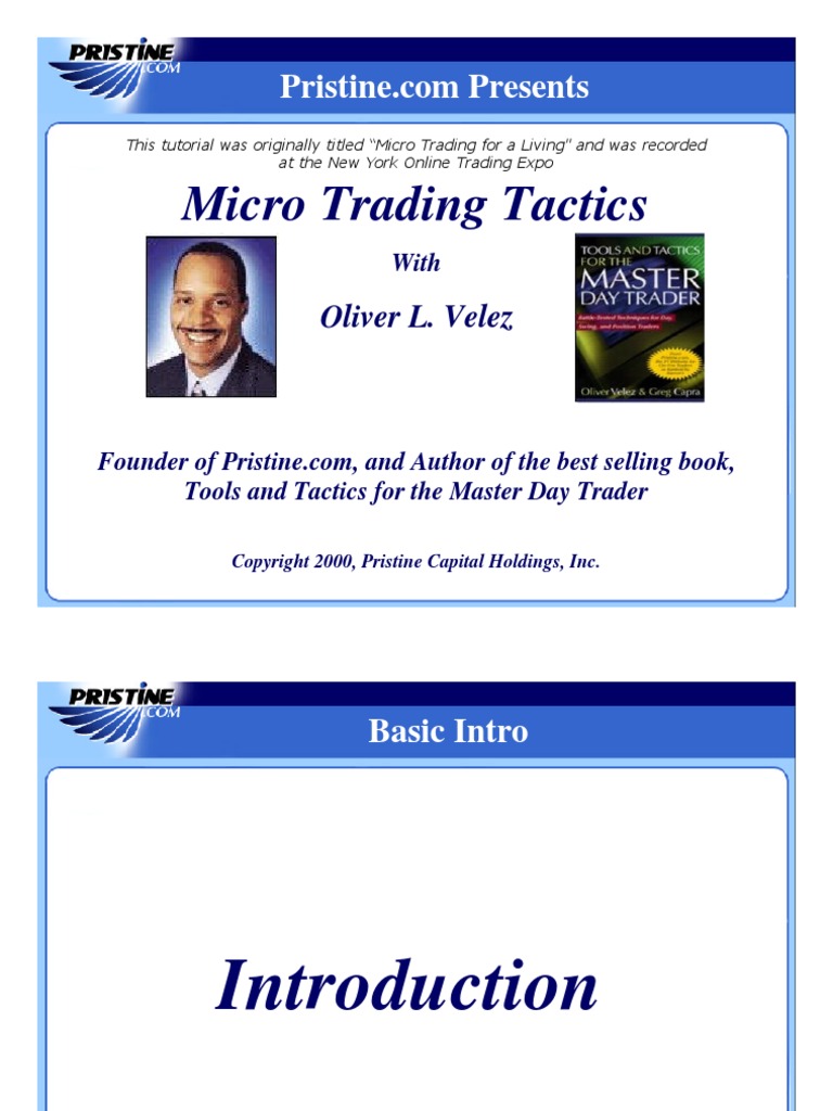 Oliver L Velez (2000) Micro Trading Tactics NASDAQ