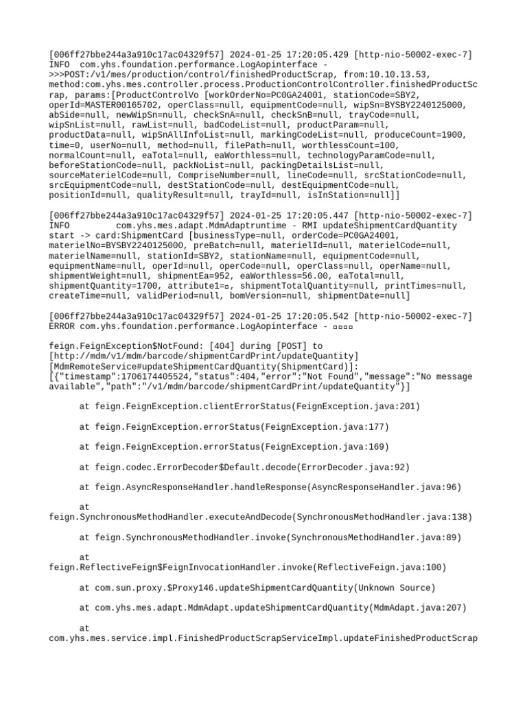 Finished Product Scrap Process Error | PDF