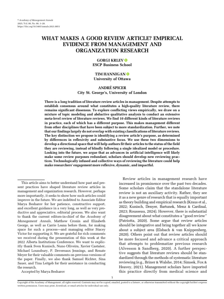 Krlev-Et-Al-2025-What-Makes-A-Good-Review-Article-Empirical-Evidence ...