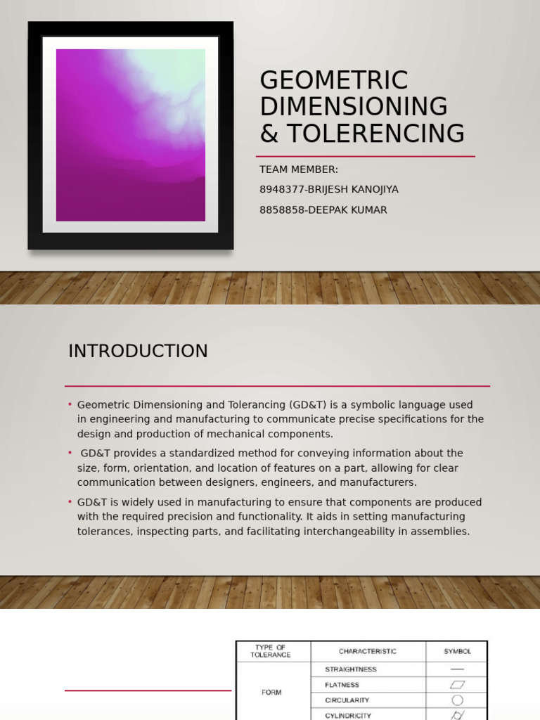 gd&t project | PDF | Engineering Tolerance