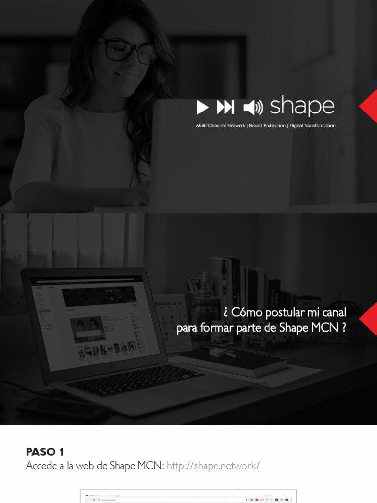 Cómo postular tu canal a Shape MCN | PDF