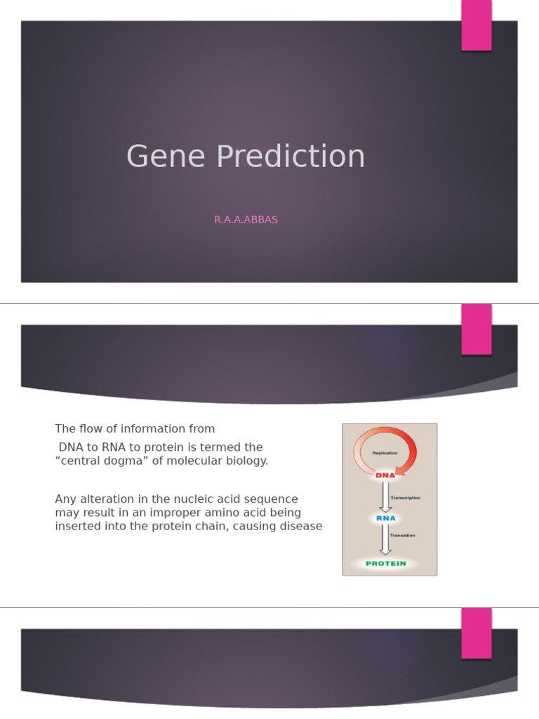 Understanding Gene Prediction and Mutations | PDF | Genetic Code ...