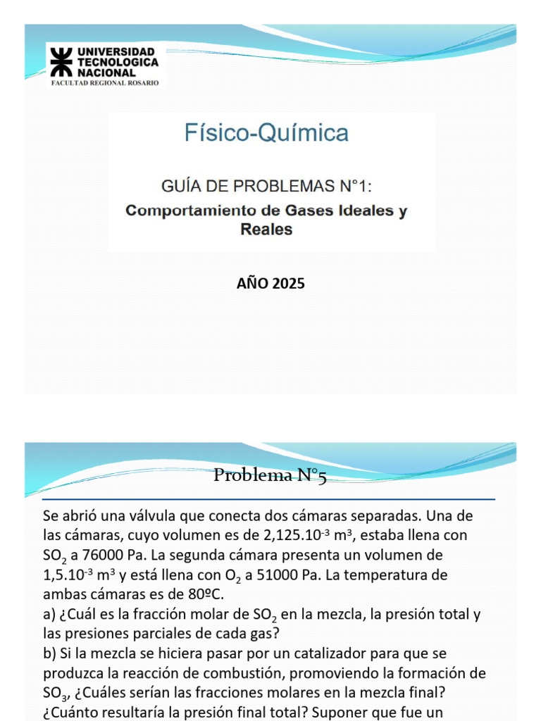 Ejercicios Resueltos de Gases Ideales y Reales 2025 | PDF | Gases ...