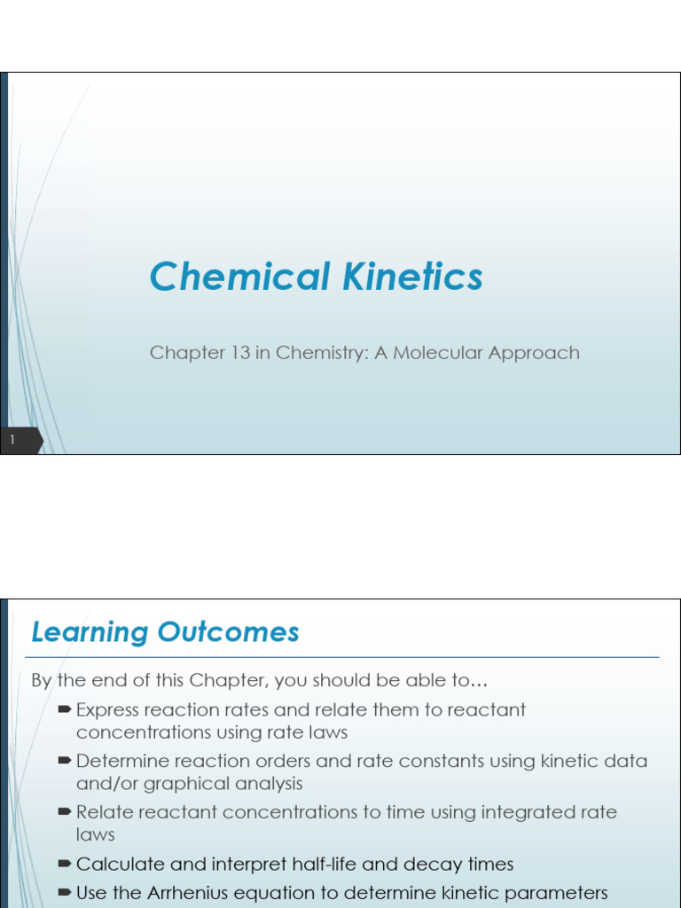 Understanding Chemical Kinetics | PDF | Reaction Rate | Activation Energy