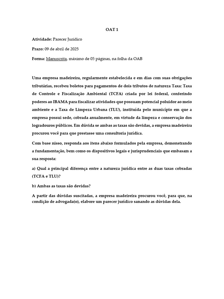 Parecer - 10 Pontos (1742482858156) - Adive | PDF