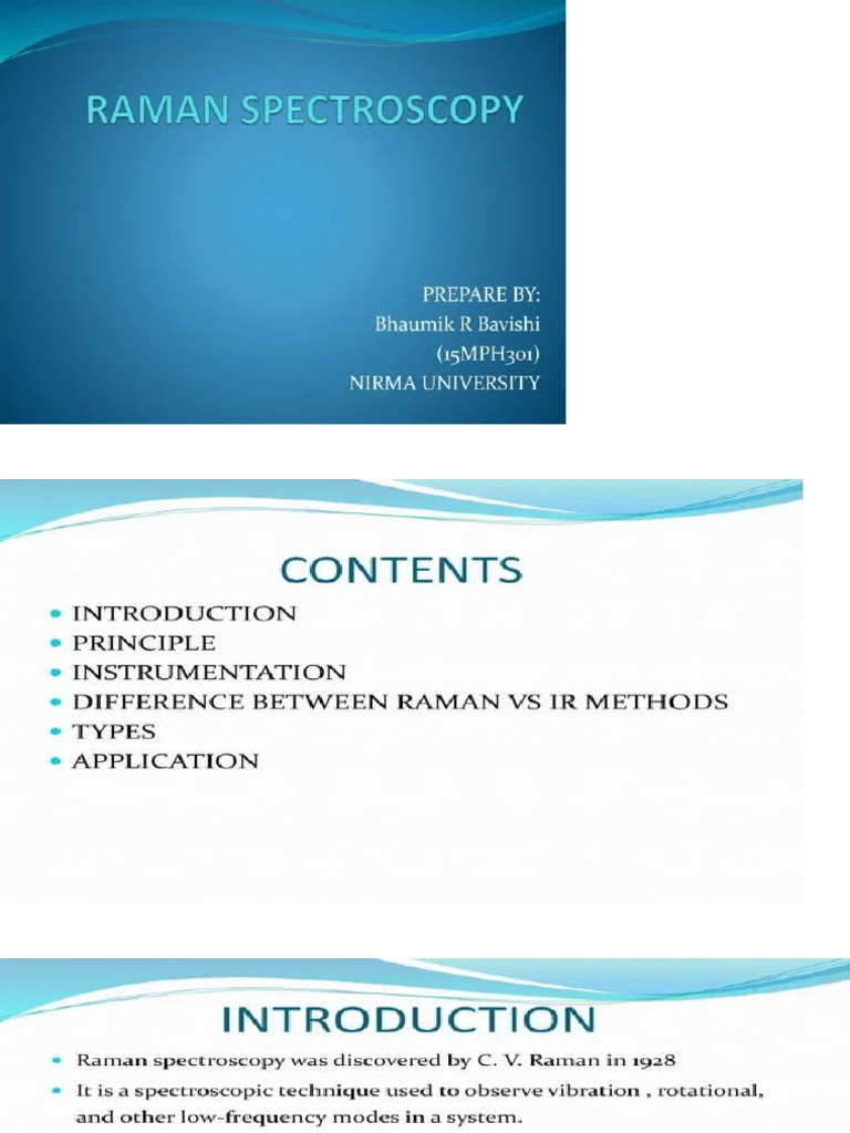 Raman | PDF