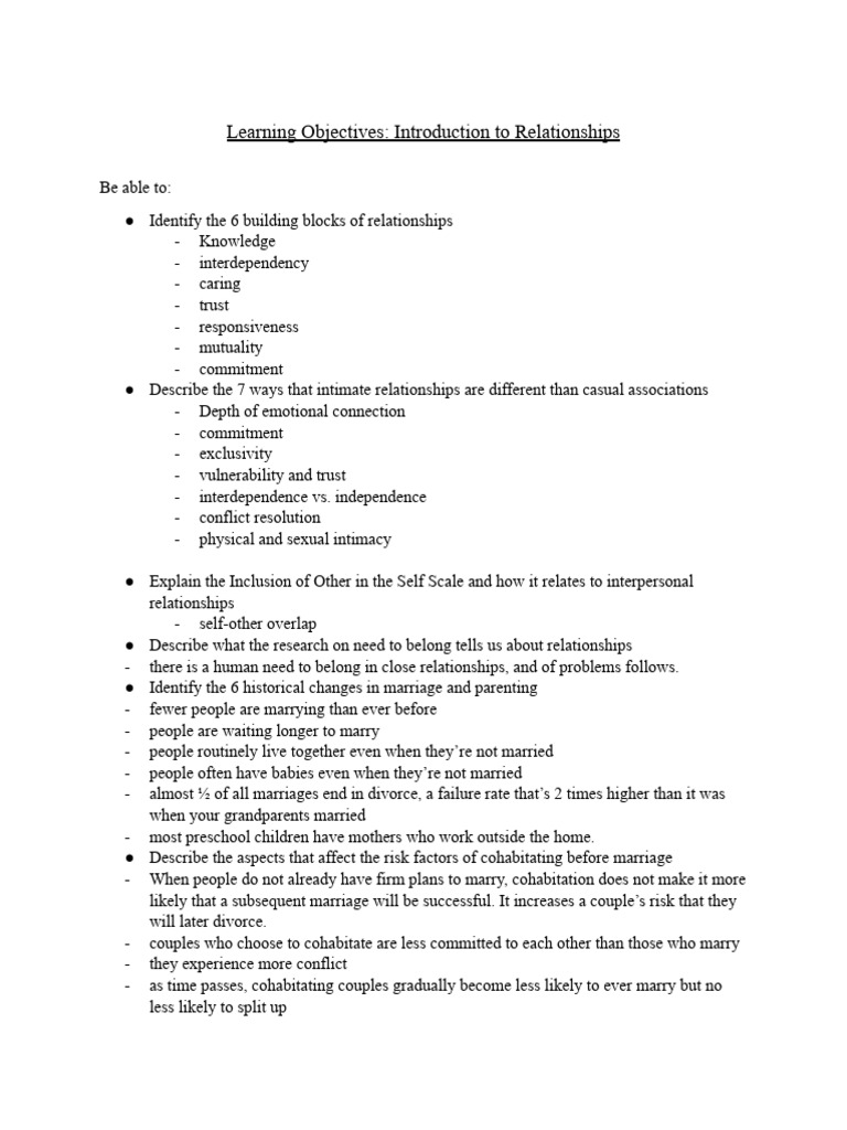 Understanding Relationship Dynamics and Cognition | PDF | Nonverbal ...