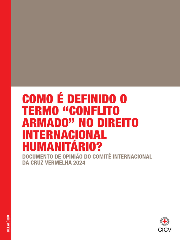 Definição de Conflito Armado no DIH | PDF | Comitê Internacional da ...