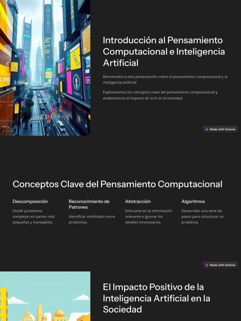 Pensamiento Computacional y IA: Impactos | PDF | Inteligencia ...