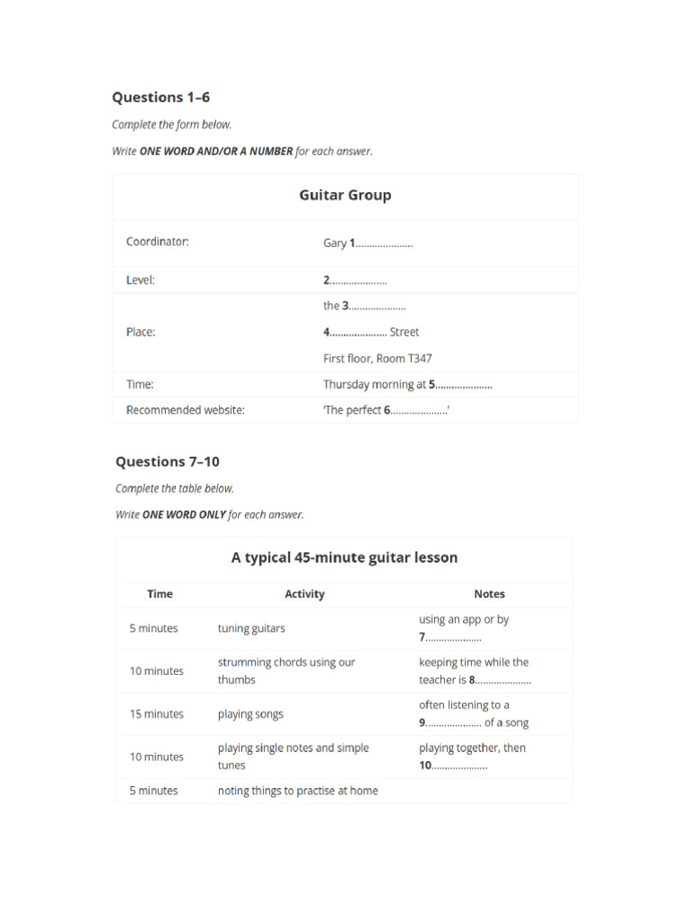 Guitar Group | PDF