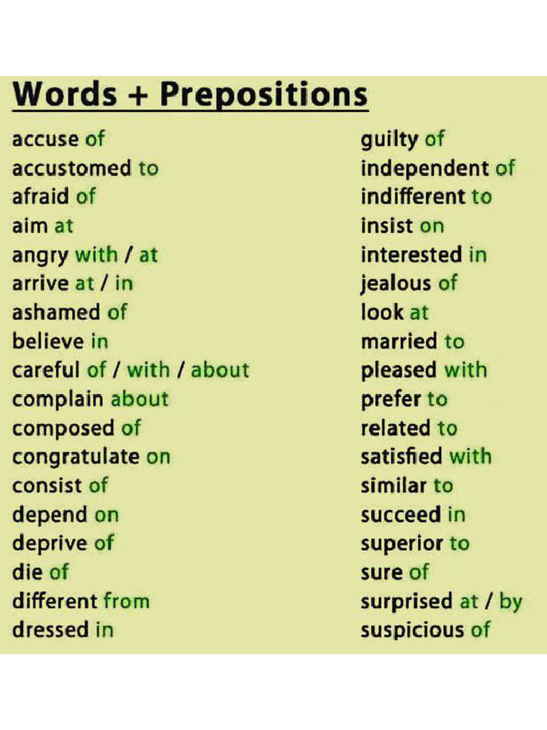 Prepostion Eight | PDF