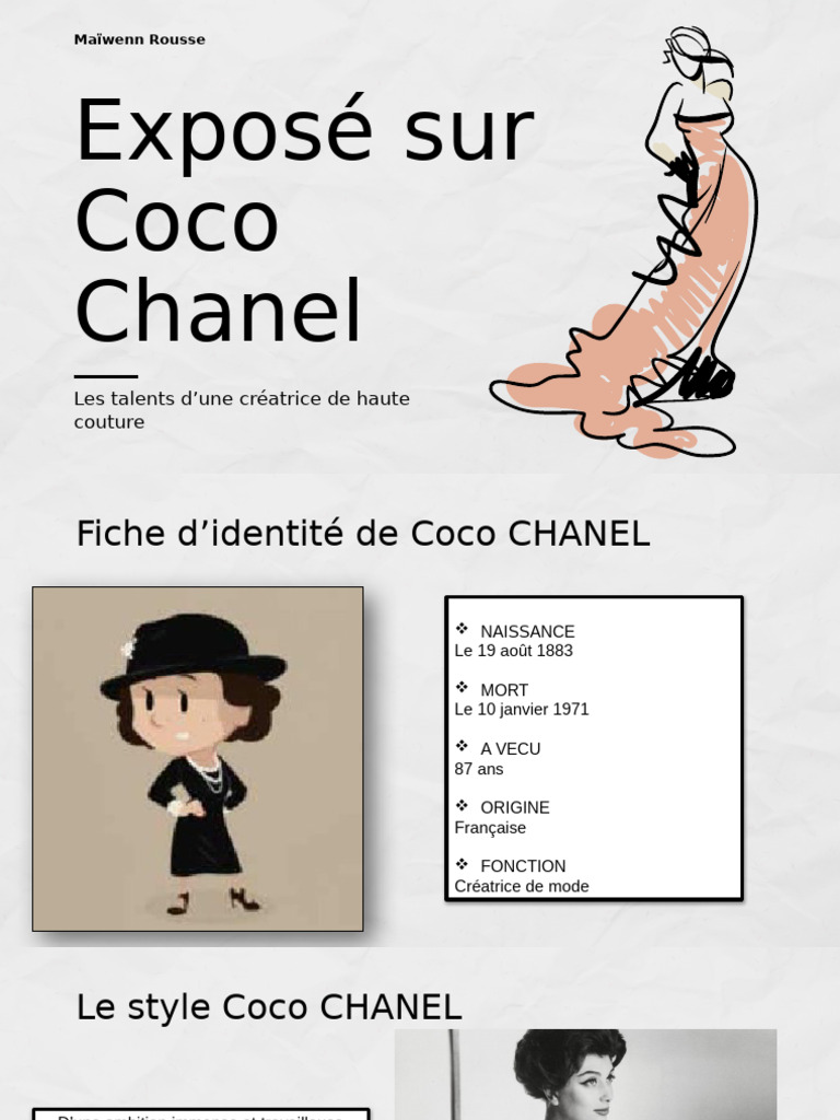 Coco Chanel : Révolution de la mode | PDF | Couture | Vêtements