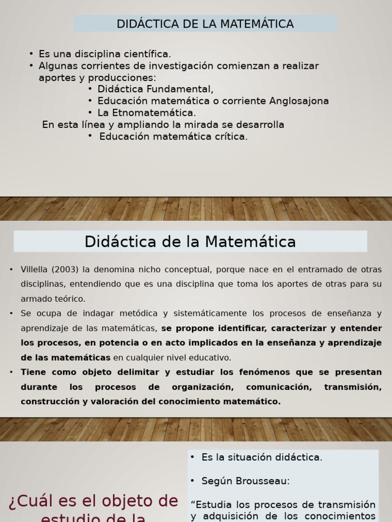 Didactica de La Matematica 1 | PDF | Enseñando | Matemáticas
