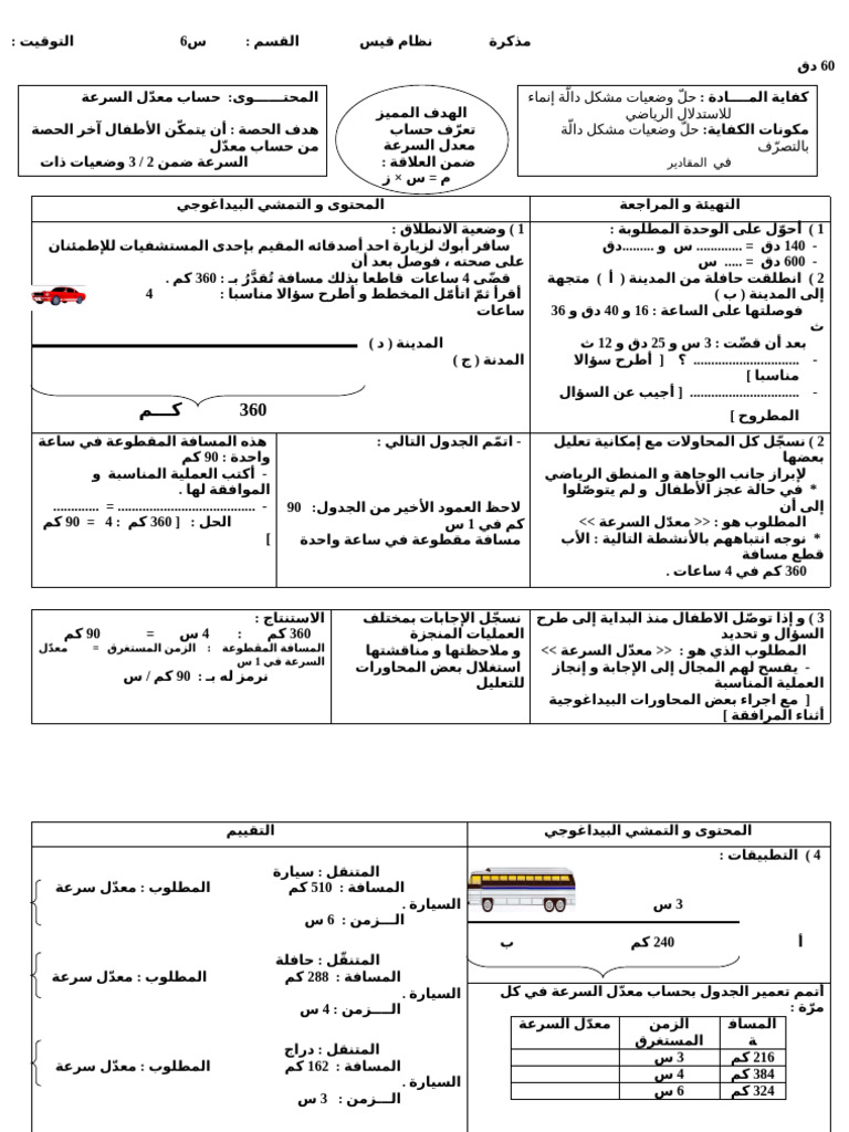 مذكرات نظام القيس س6 | PDF