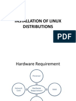 Installation of Linux Distributions
