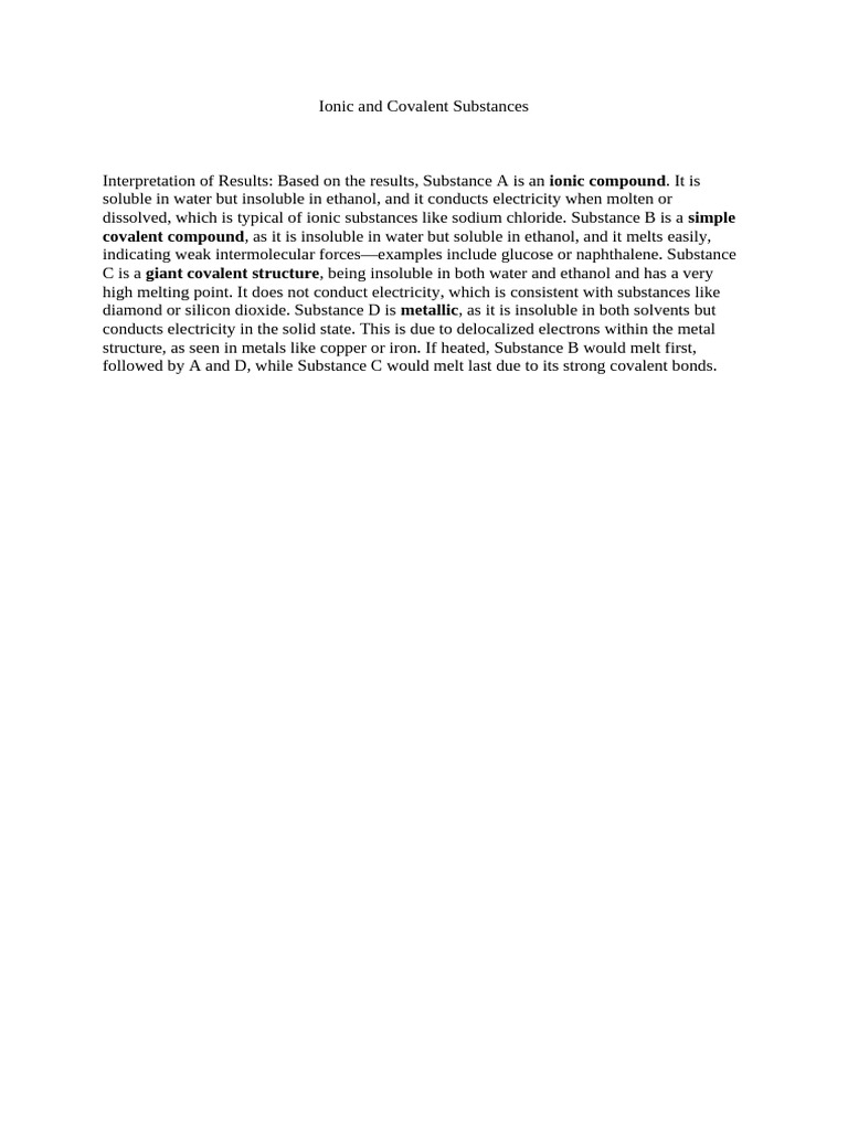 Ionic vs Covalent Compounds Explained | PDF