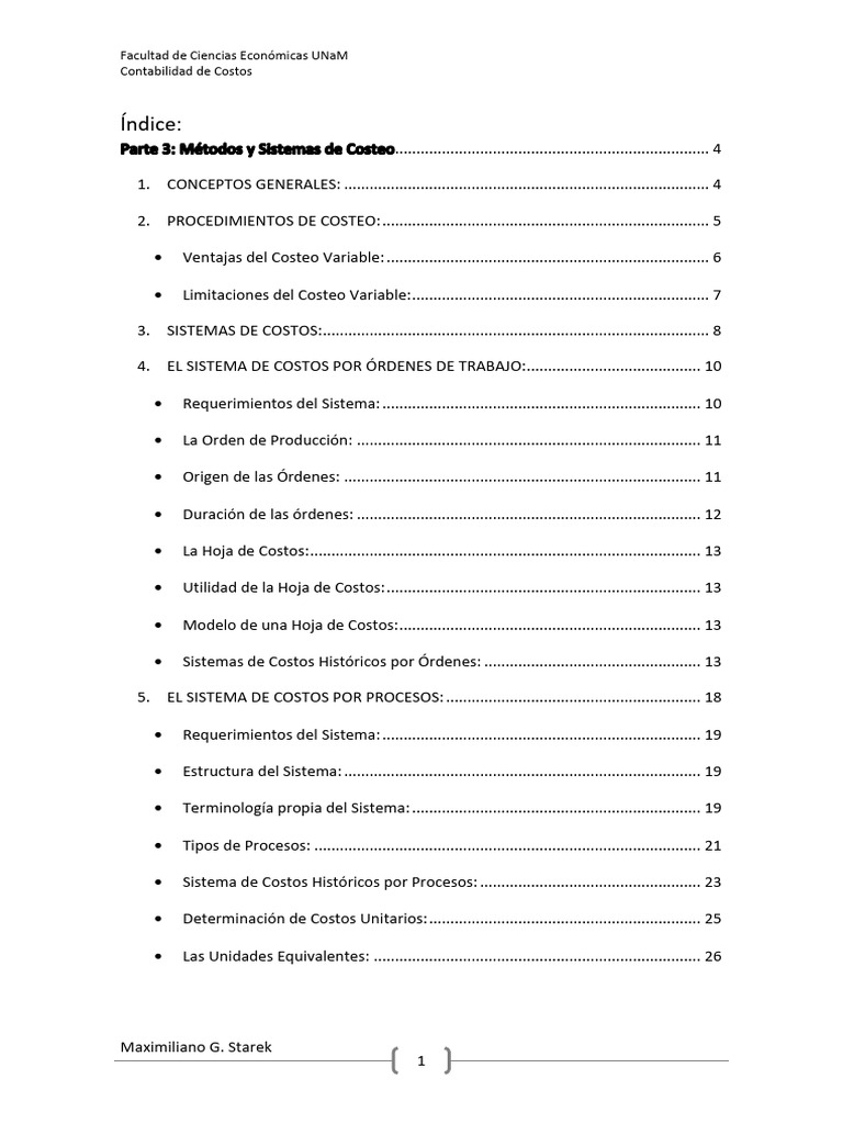 Métodos de Costeo en Contabilidad | PDF | Contabilidad | Presupuesto