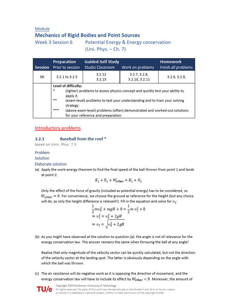 3.2 Intro Problems - Elaborate Solutions | PDF | Mechanical Engineering ...