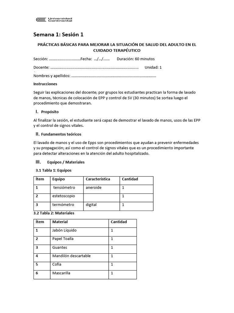 Mejora de Salud en Adultos: Prácticas Básicas | PDF | Lavado de manos