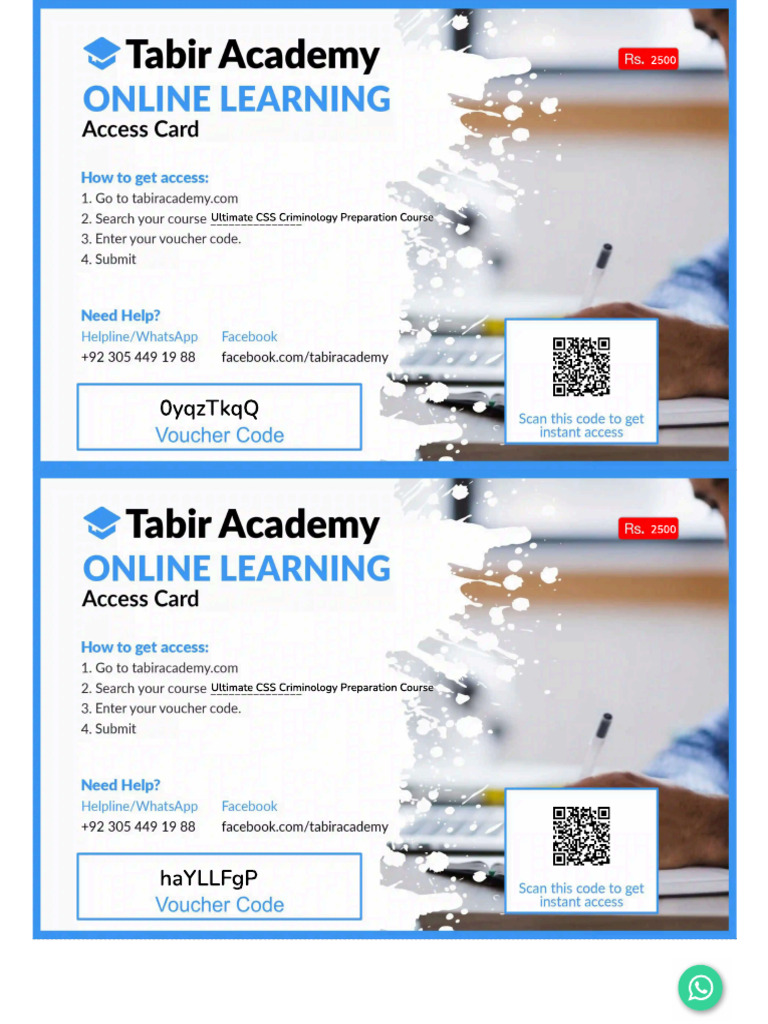 CSS Criminology - Voucher | PDF