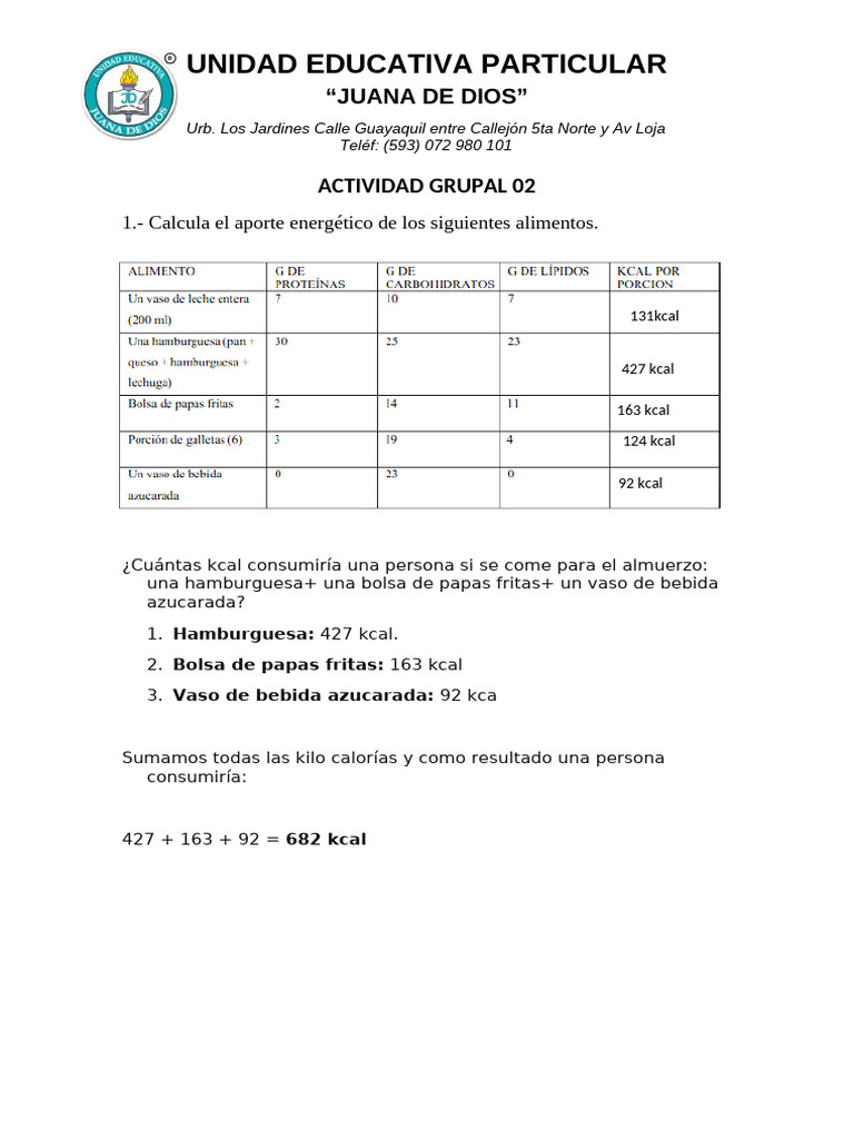 Actividad Grupal 02 2 | PDF