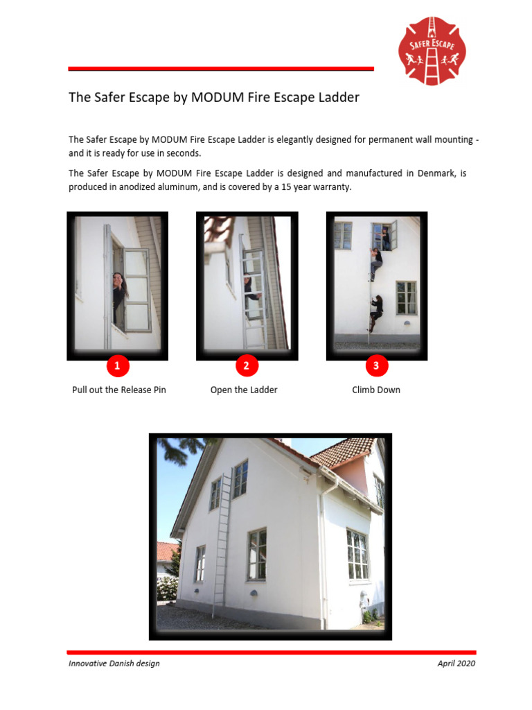 Permanent Fire Escape Ladder Overview | PDF | Ladder