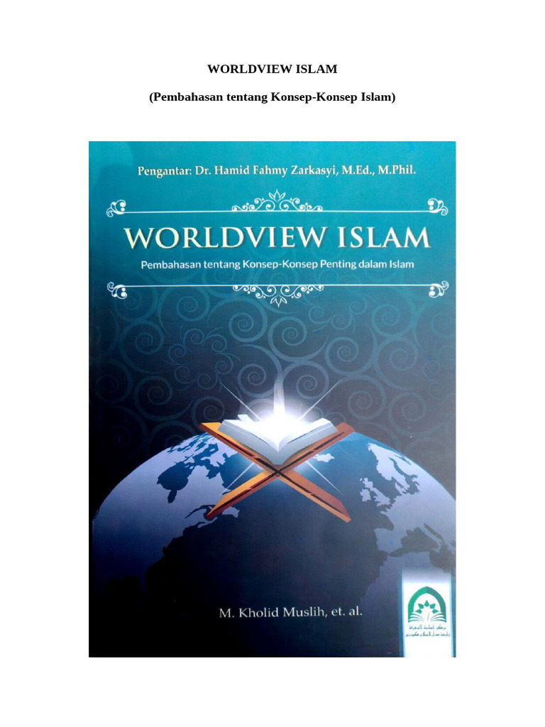 Konsep Dasar Worldview Islam | PDF